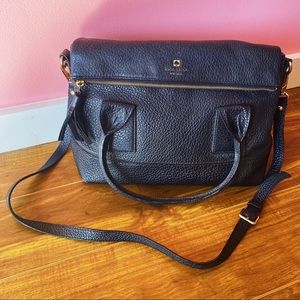 Kate Spade Black Pebble Leather Bag